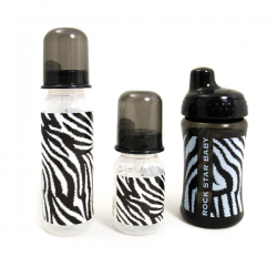 Rock Star Baby Zebra BOTTLE SET подаръчен комплект